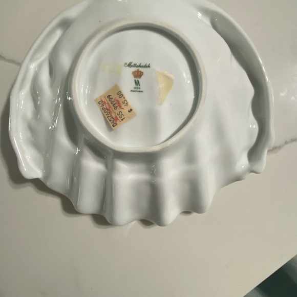 NWT 70’s vintage Mottahedeh shell dish NEVER USED In original Lord & Taylor box - Picture 11 of 16